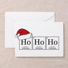 Ho Ho Ho [Chemical Elements] Greeting Card for