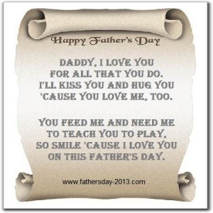 ... , Father'S Day, Daddy Daughters Poems, Happy Fathers Day, 2014 Poems