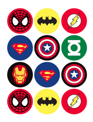 Click here to download the cupcake circles. (Use a 2-inch punch to get ...