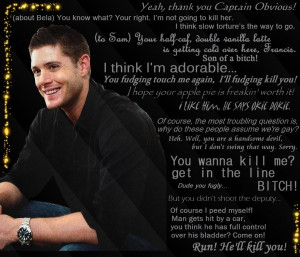 Funny Quotes Dean Supernatural