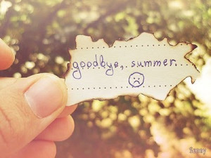 Goodbye Summer Quotes
