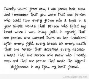 My bestie Amy. Since we were 12 we’ve been through everything, good ...