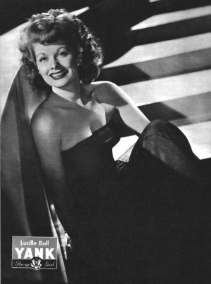 1940s / Lucille Ball As Pin-Up Girl
