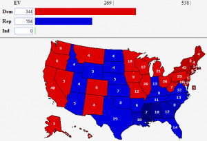 45.65% Barry Goldwater / William Miller (Republican)