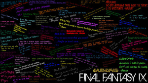 Final Fantasy IX Quote Wall by amarantha-omikami