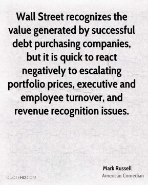 ... , executive and employee turnover, and revenue recognition issues