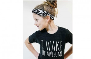 ... Wake Up Awesome tee, and other cool, fun kids t-shirts for fall