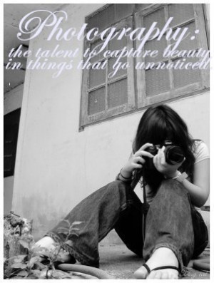 ... quote title is explaining the beauty of photography photography is