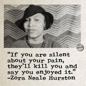 If you are silent about your pain, they'll kill you and say you ...
