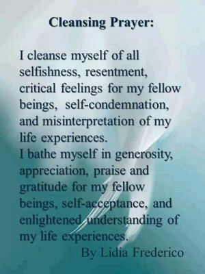 Cleansing Prayer..Thoughts, Life, Inspiration, Quotes, Spirituality ...