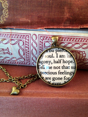 Persuasion Jane Austen Antiqued Bronze Book Page Literature Book Quote ...