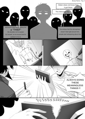 Bloody Painter story Comic-Pag.5 by DeluCat