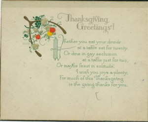 Meaning Thanksgiving Poems