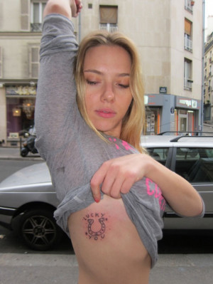 janussaint:Scarlett Johansson’s ‘Lucky You’ Tattoo by Fuzi Uvtpk