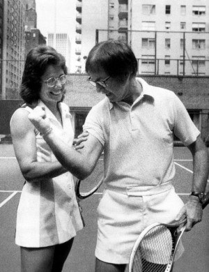 Billie Jean King and Bobby Riggs Please visit my Facebook page at ...