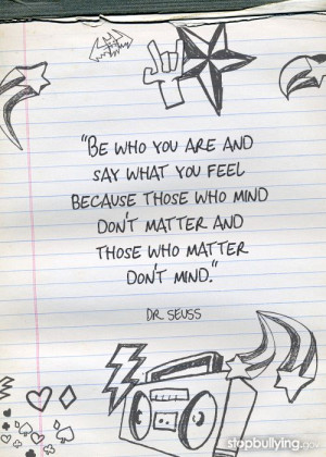 wise words from the ol' Dr. Seuss