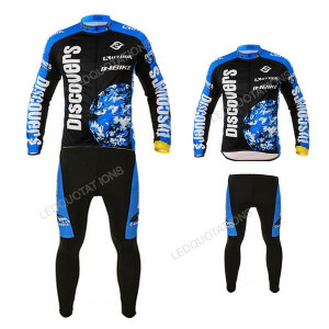 Cycling Bike Bicycle Clothing Men Sports Wear Suit Long Sleeve Jersey ...