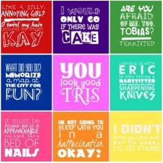 ya book quotes | Favorite YA Book Quotes / Divergent Veronica Roth ...