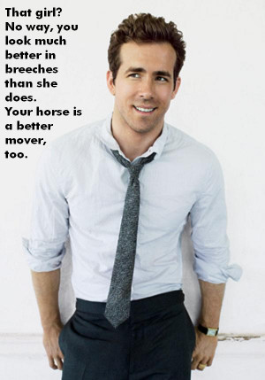 Equestrian Ryan Reynolds