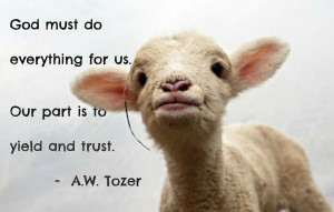 Tozer ~ yeild-and-trust