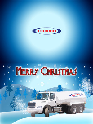 trucking christmas cards