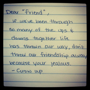 dearfakefriend.wordpress.com snarky funny quotes about fake friends.