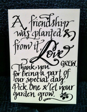 Let Love Grow {favor idea} LOVE this idea!!