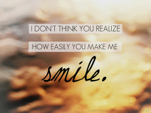 you make me smile quotes caption you make me smile