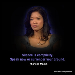 ... complicity. Speak now, or surrender your ground.