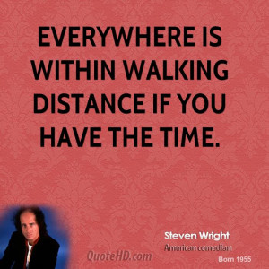 Steven Wright Time Quotes