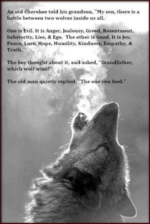 one of many native myths involving wolves
