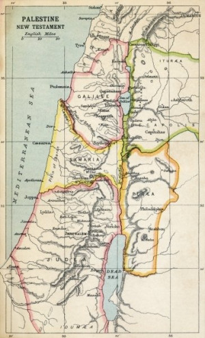 New Testament Palestine Map