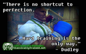 Video Game Quotes: Street Fighter IV On Hard Work