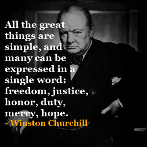 Winston Churchill inspirational quotes
