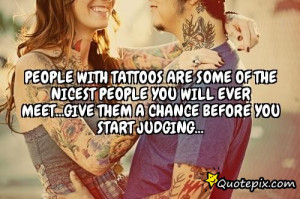 Quotes About Judging People With Tattoos Quotes about judging people