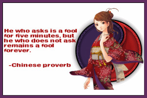 Quote card – chinese proverb