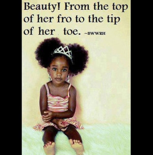 Little black girls are beautiful