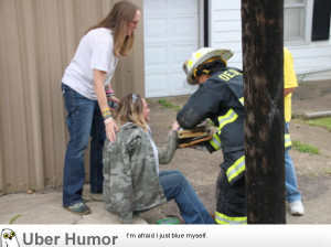 Firefighter in my home town hands woman her family pictures he saved ...