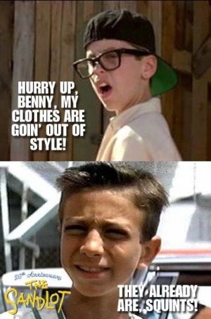 Haha I love The Sandlot!