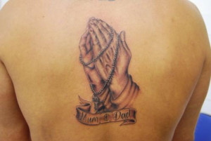 20 Nice Praying Hands Tattoo Designs
