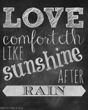 Printable Chalkboard Shakespeare Quotes for Valentine’s Day