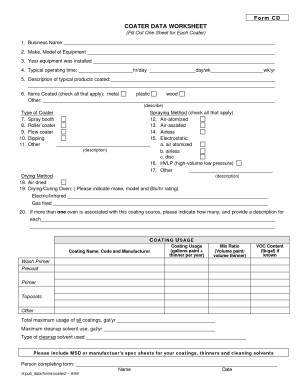 Cleaning Estimate Worksheet Forms - Download as PDF by vjk13715