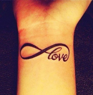Cute small infinity tattoos for girls