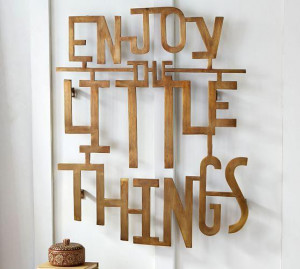 Enjoy The Little Things Wall Art