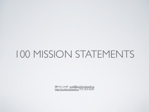 mission statement examples