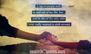 People Come In And Out Of Your Life Quotes
