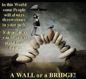wall or a bridge