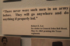 texans in the civil war is by robert e lee