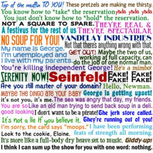 seinfeld_quotes_hexagon_ornament.jpg?color=White&height=460&width=460 ...