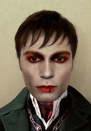 Barnabas Collins Makeup Test by TimDrakeRobin